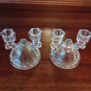 Glass, candle holder, Dual, Set of 2